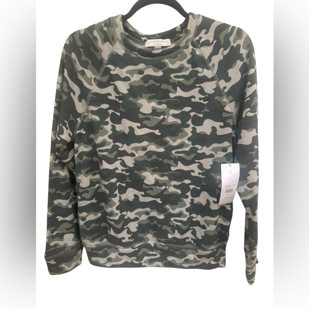 Spiritual Gangster Green Camouflage crewneck sweatshirt